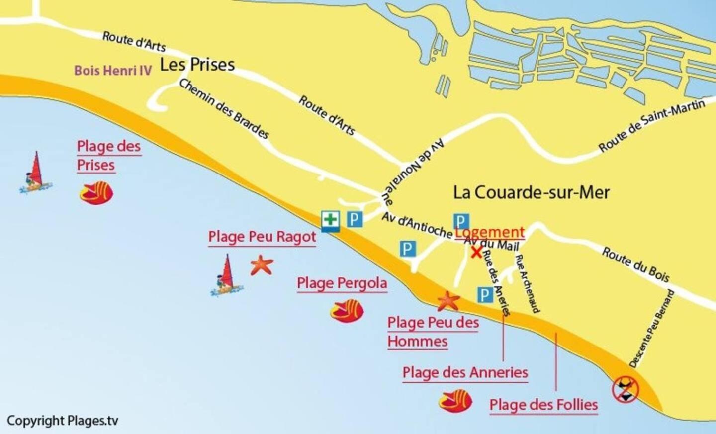 Appartamento L'Annerie - Piscine La Couarde-sur-Mer Esterno foto